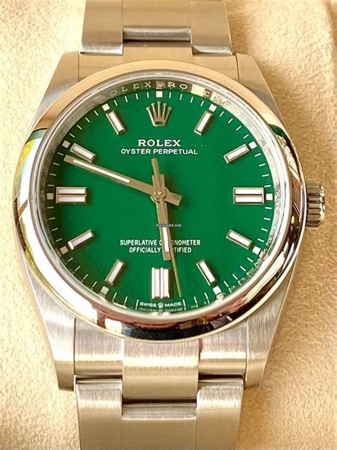 rolex oyster 36mm green